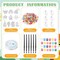 30 Sets Suncatchers Window Art Kits, DIY Sun Catchers Bulk Crafts Paint Your Own Window Ornaments for Boys Girls Classroom Home Party Birthday Activity Decor(Spring Style)